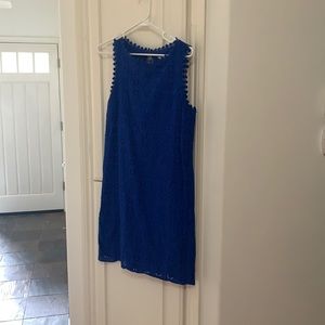 Max Studio eyelet shift dress